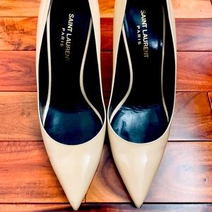 Saint Laurent nude patent heels size 40